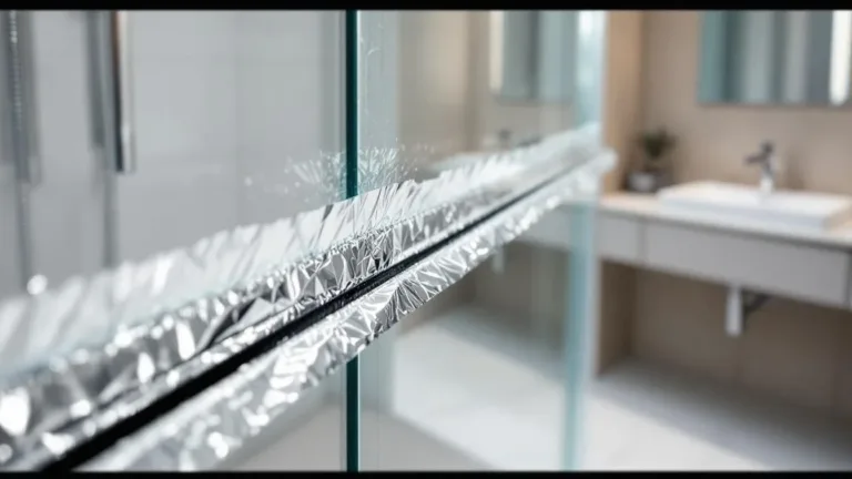 Image pour Né silicone né detergenti, la carta stagnola nella guida doccia risolve tutto